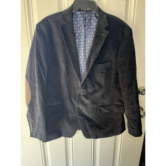 Lauren Ralph Lauren Black Label Corduroy Men's 44S Sports Coat Brown Elbow Patch - Picture 1 of 7